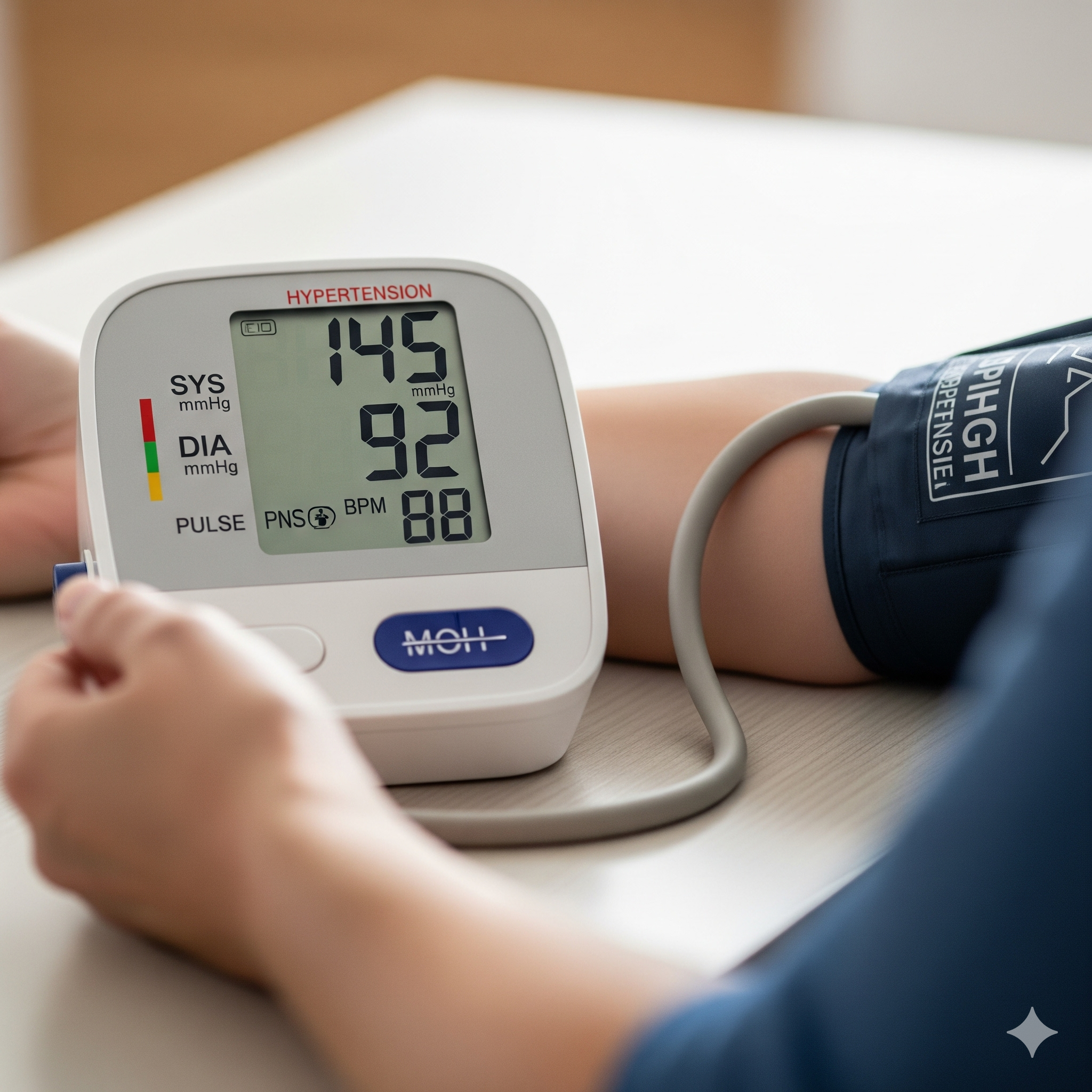 Kan basıncını ölçen tansiyon aleti, hipertansiyon kontrolü için kullanılan cihaz